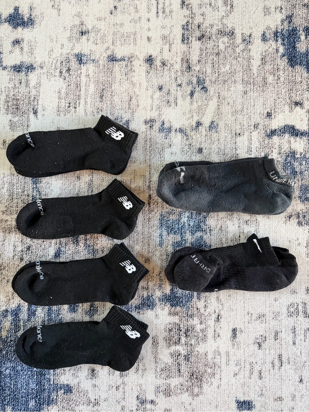 Worn Black Socks - Various Brands